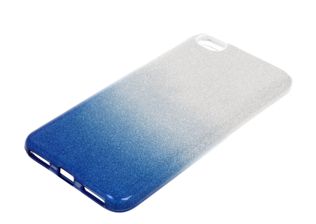 Etui Glitter Xiaomi Redmi Note 5A srebrno- niebieskie