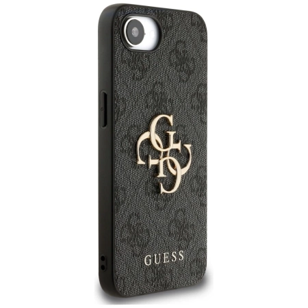 Guess 4G Big Logo iPhone 16e Hülle - Schwarz