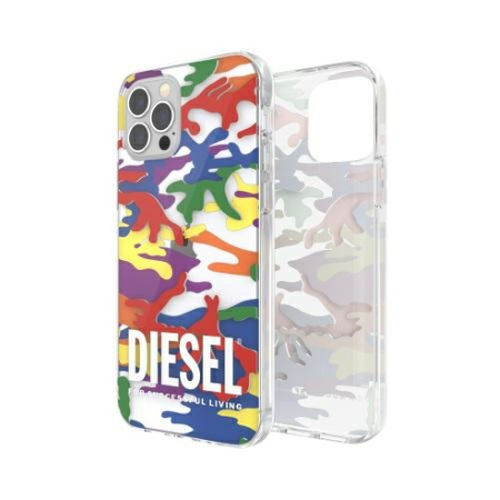 Diesel Clear Case Pride Camo AOPiPhone 12/12 Pro multikolor/colorful 44332