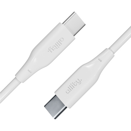 Allity kabel AUC-02 USB-C - USB-C 2,0 m 100W biały