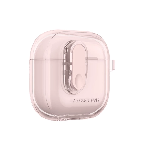 Etui AMAZINGTHING Minimal Case do AirPods 4 – różowe