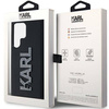 Oryginalne Etui KARL LAGERFELD hardcase 3D Rubber Glitter Logo KLHCS24S3DMBKCK do Samsung Galaxy S24 Ultra czarny