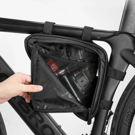 Rockbros B39-2 wasserdichte Rahmen-Fahrradtasche – Schwarz