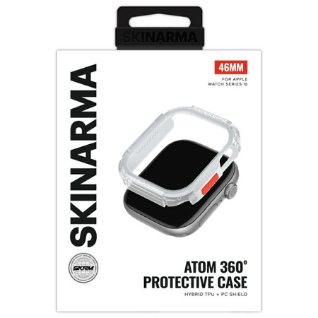 Etui Skinarma Atom do Apple Watch 46mm frost