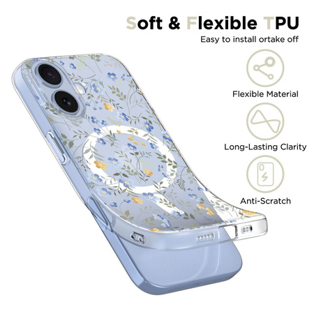 TECH-PROTECT FLEXAIR MAGSAFE IPHONE 17 SPRING FLOWERS