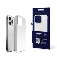Apple iPhone 15 Pro - 3mk Hardy Silikon MagCase Silber-Weiß