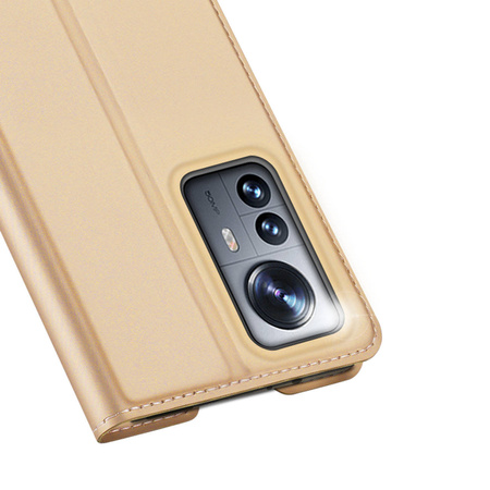 Dux Ducis Skin Pro Holster Cover Flip-Cover für Xiaomi 12 Pro gold