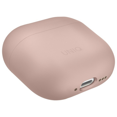 UNIQ etui Lino AirPods 4 Silicone        różowy/pink blush