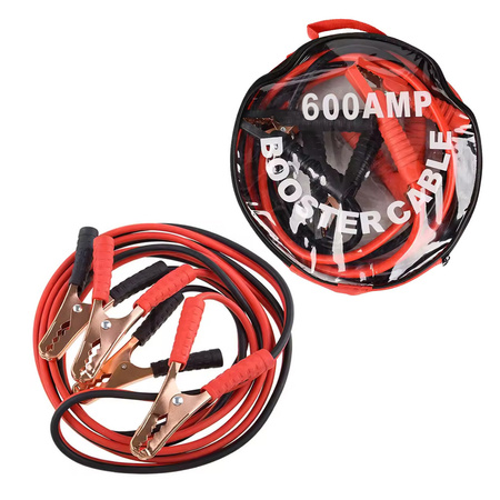 KABLE PRZEWODY ROZRUCHOWE DO AKUMULATORÓW 600A 4M