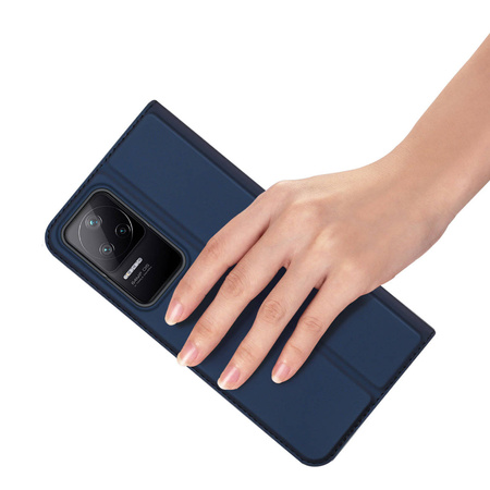 Dux Ducis Skin Pro Holster Cover Flip Cover für Xiaomi Poco F4 5G blau