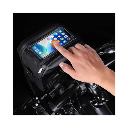 Uchwyt rowerowy / torba z pokrowcem na kierownice na zamek WILDMAN GS9 3L