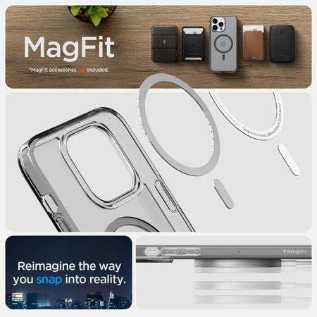 Spigen Ultra Hybrid Mag MagSafe – Etui do iPhone 14 Pro (Frost Black)