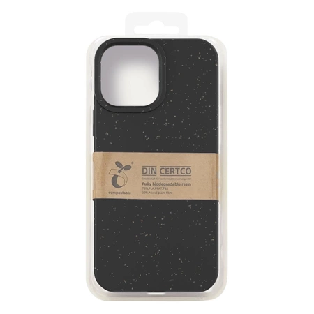 Eco Case Hülle für iPhone 14 Plus abbaubare Silikonhülle schwarz