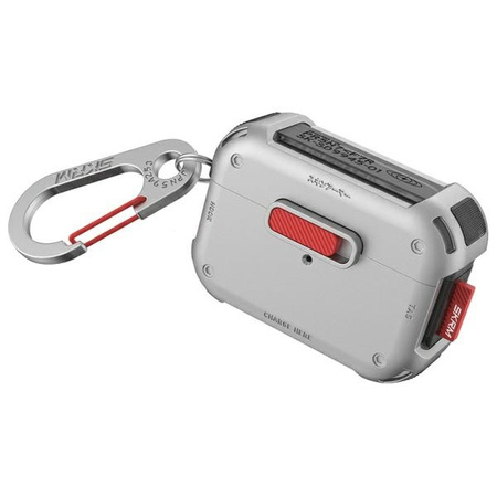 Skinarma etui Mecha AirPods Pro 2 chrome