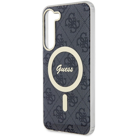 Guess GUHMS23MH4STK S23+ S916 schwarz/schwarzes Hardcase 4G MagSafe