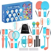 Nintendo Switch 23-in-1 Familien-Zubehörpaket 2 – Orange-Blaues Set