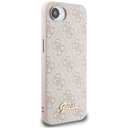 Guess 4G Script Logo MagSafe iPhone 16e Case - Pink