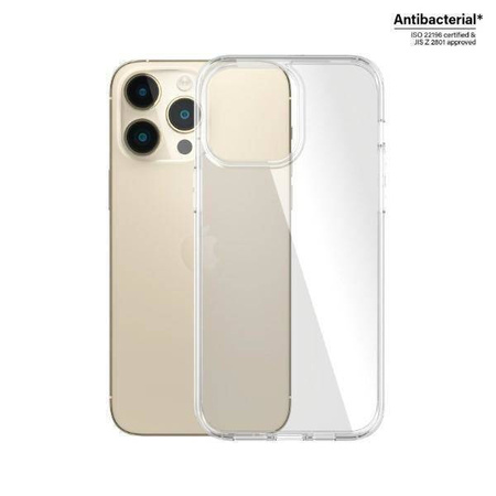 Schutzhülle IPHONE 14 PRO MAX PanzerGlass HardCase Antibacterial Military (0404) Grade Clear transparent