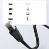 Ugreen kabel LAN Ethermet Cat.8 U/FTP płaski 2m czarny (NW134)