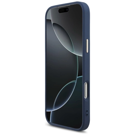 Guess 4G Big 4G Classic Logo Case for iPhone 17 Pro Max - Blue and Gold