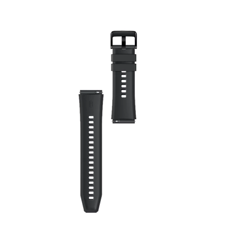 Silikonarmband für Huawei Watch GT 2 / 3 / 4 / 2 Pro / 3 Pro / 4 Pro / GT 2e - Schwarz