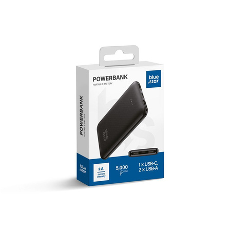Powerbank Blue Star W0539 5000 mAh 2A czarny