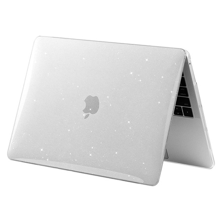 Schutzhülle MACBOOK AIR 13 2022 Tech-Protect SmartShell Glitter Clear transparent