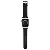 Strap for APPLE WATCH 4 / 5 / 6 / 7 / 8 / SE (38 / 40 / 41 MM) Karl Lagerfeld Strap 3D Rubber Karl&Choupette Heads (KLAWMSLKCNK) black