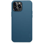 Nillkin Super Frosted Shield wzmocnione etui pokrowiec + podstawka iPhone 13 Pro Max niebieski