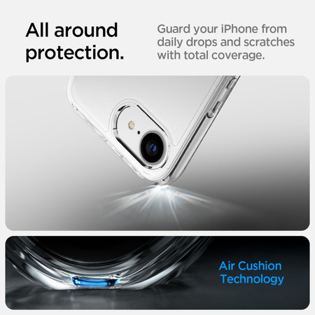 SPIGEN ULTRA HYBRID IPHONE 16e CRYSTAL CLEAR