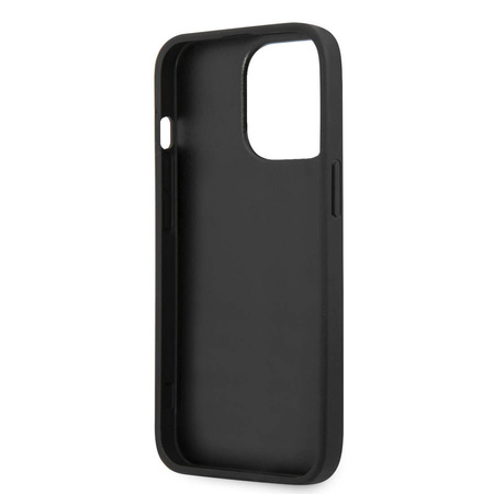 Guess nakładka do iPhone 13 Pro 6,1" GUHCP13LPCRBPI różowa hard case Croco Collection
