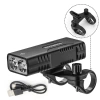 Rockbros 24310002001 Fahrradlicht 850 lm mit Powerbank-Funktion + USB-C - USB-A Kabel - Schwarz