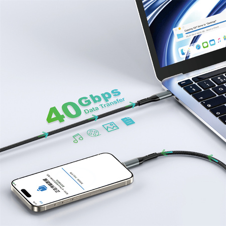 WIWU Kabel do projektora 240W PD Wi-C036 typ C-C