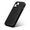 iCarer Oil Wax Premium Leather Case iPhone 14 Plus Magnetic Leather Case with MagSafe Black (WMI14220703-BK)