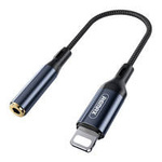 Remax Sury Series adapter Lightning - mini jack 3.5mm 0.13m graphite (RL-LA13i)