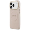 Guess Peony Hot Stamp MagSafe Case für iPhone 17 Pro - Pink