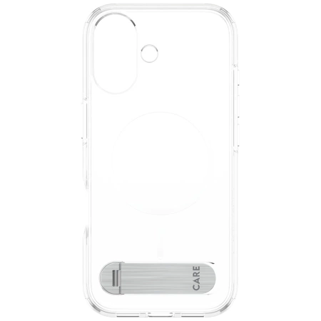 CARE by PanzerGlass Feature Case mit Kickstand MagSafe für iPhone 17 - Transparent