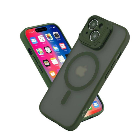 MX KICKSTAND MAGSAFE IPHONE 15 PRO 6.1 GREEN / ZIELONY
