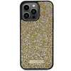 Guess nakładka do iPhone 15 Pro Max 6,7" GUHCP15XPFGSBSD żółta HC Rhinestone Metal Logo