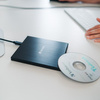 Verbatim Zewnętrzna nagrywarka Slimline Blu-ray + kabel USB-C/USB-A czarny/black 43889