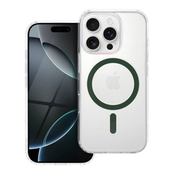 Drop Glue Colorful Ring Mag Cover kompatybilny z MagSafe pasuje do IPHONE 11 ciemny zielony