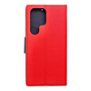 Kabura FANCY Book do SAMSUNG S25 Ultra czerwono granatowy