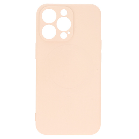 TEL PROTECT MagSilicone Case do Iphone 13 Pro Max Jasnoróżowy