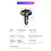 Transmiter FM MP3 z bluetooth 5.0 + czytnik kart pamieci + 2xUSB QC3.0 BC52L