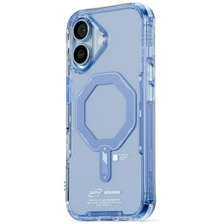 Skinarma etui Saido iPhone 17 6.3"       Magnetic Charging niebieski/sky blue