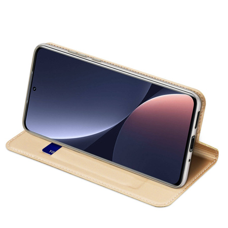 Dux Ducis Skin Pro Holster Cover Flip-Cover für Xiaomi 12 Pro gold