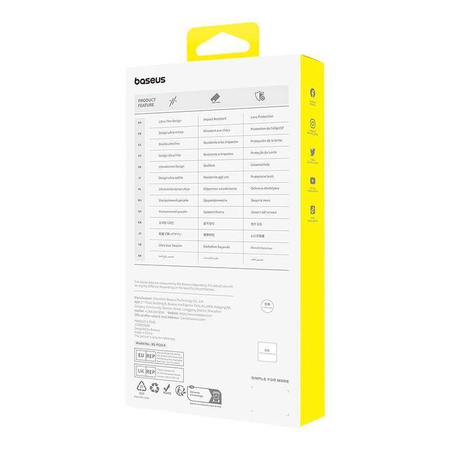 Schutzhülle APPLE IPHONE 15 PLUS Baseus OS-Lucent Series MagSafe transparent