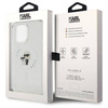 Karl Lagerfeld Karl&amp;Choupette Glitter MagSafe case for iPhone 15 Pro Max - transparent