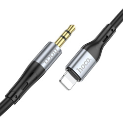 HOCO kabel AUX Jack 3,5 mm do Lightning UPA22 1 m czarny