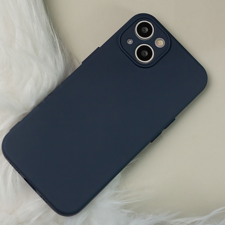 Nakładka Silicon Box do Samsung Galaxy S25 Edge ciemnoniebieska